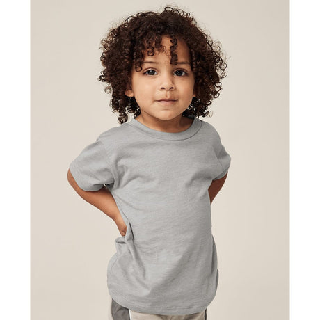BELLA + CANVAS toddler triblend crewneck tee with lightweight breathable material