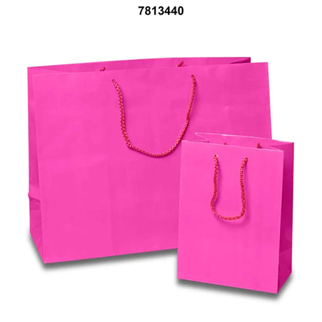 Vibrant Glossy Euro Totes 8'' x 4'' x 10'' for Boutique Events
