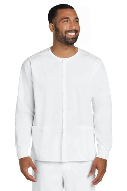 Wink® WorkFlex Snap Front Scrub Jacket Comfortable