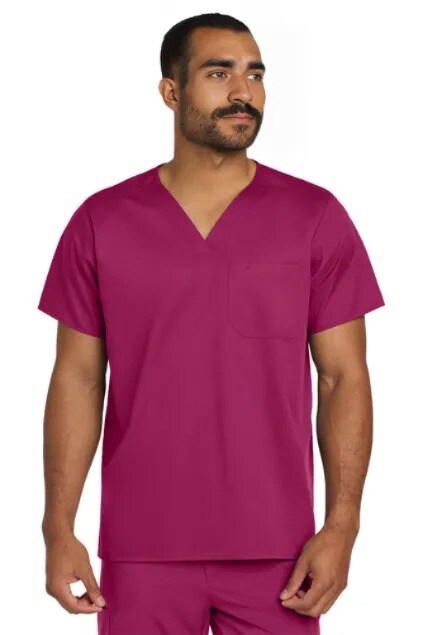 Wink® WorkFlex Chest Pocket V-Neck Top
