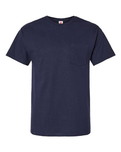 Hanes® Essential T Pocket Crew Neck Short Sleeve T-Shirt