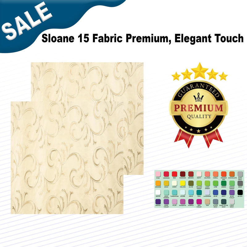 Sloane 15 Fabric Premium, Elegant Touch