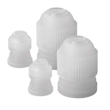 Cake Decorating Coupler Set 2 Piece Plastic Small & Large Sizes