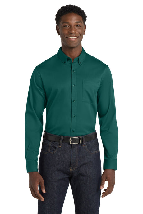 Port Authority® Long Sleeve SuperPro React Twill Shirt