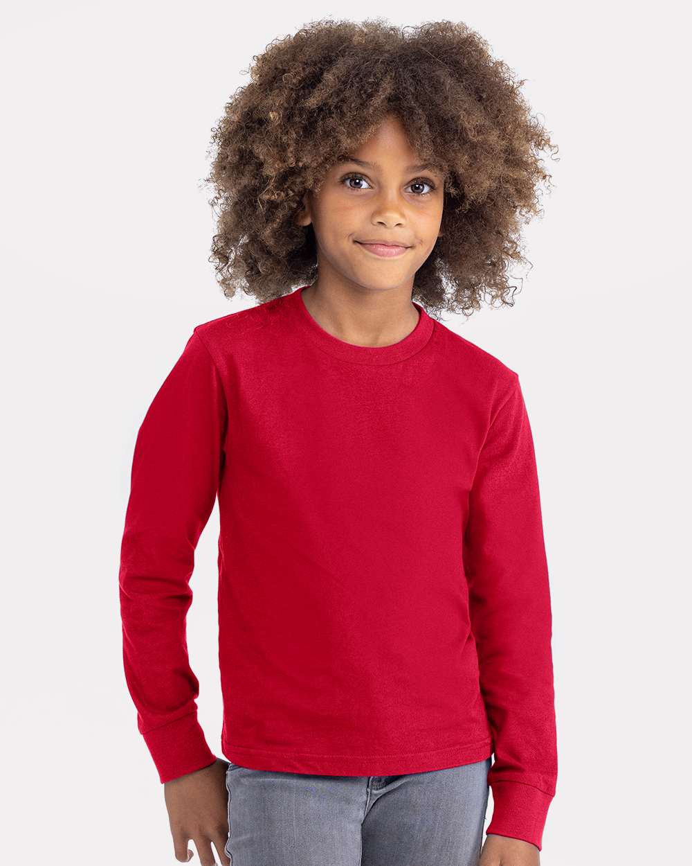 Next Level® Youth Long Sleeve Cotton T-Shirt