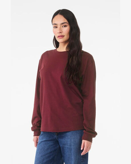 Image 1: Bella Canvas Unisex Heavyweight Long Sleeve TeeImage 2: Premium cotton heavyweight long sleeve shirtImage 3: Durable Bella Canvas jersey teeImage 4: Blank long sleeve shirt for printingImage 5: Comfortable unisex casual apparelImage 6: Heavyweight cotton t-shirt style