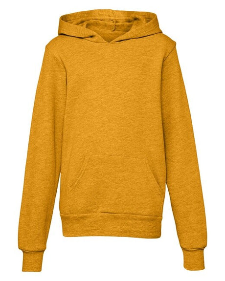 Bella + Canvas® Youth Sponge Fleece Pullover Long Sleeve Hooded Sweatshirt