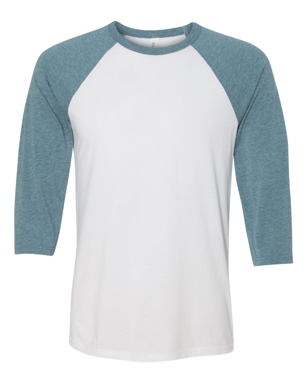 BELLA + CANVAS® Three-Quarter Crewneck Baseball T-Shirt