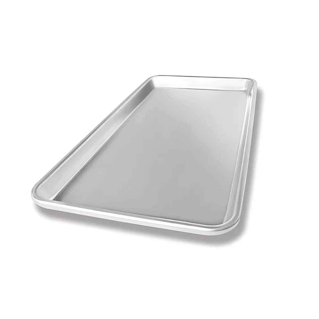 17.75" L x 9.31" W x 1" H Third Size Sheet Pan 16 Gauge Aluminum Chicago Metallic