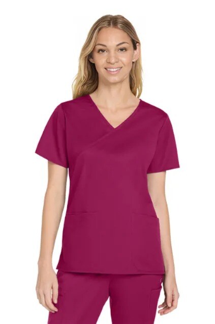 Wink® Women’s WorkFlex Mock Wrap Top