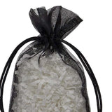 Flat Bottom Organza Bags 3 1/2''x1''x5 1/2'' for Party Favors