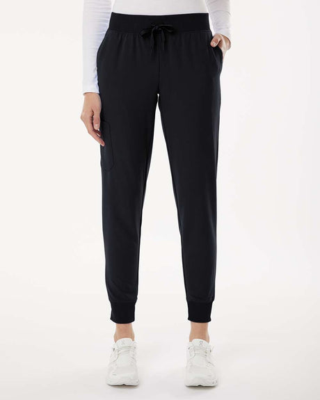 Jaanuu® Women's Silex Knit Waist Scrub Joggers Petite Sizes