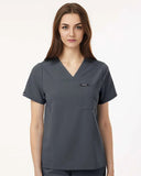 Jaanuu® Women's Calix Fit & Flare Scrub V-Neck Top