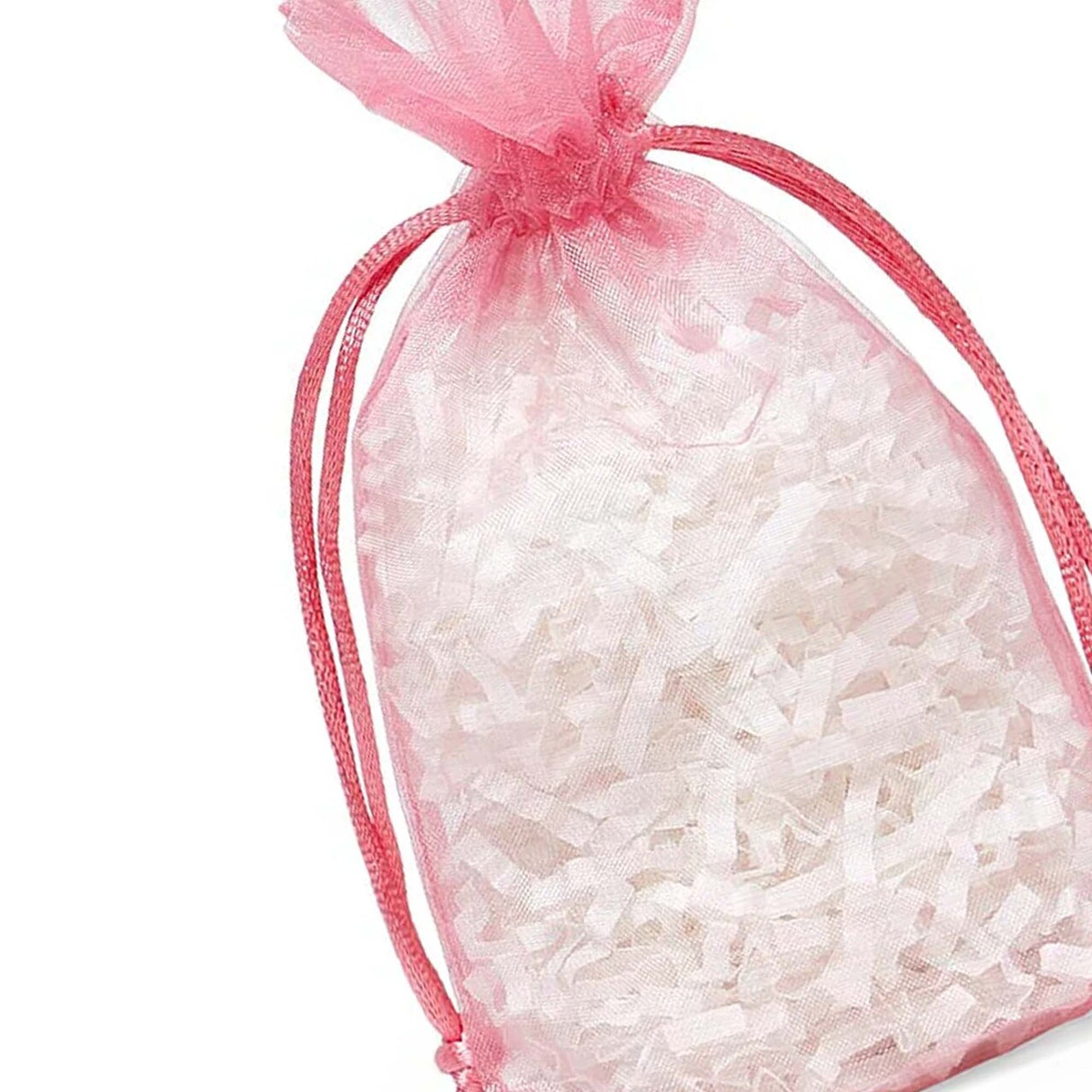 Flat Bottom Organza Bags 5 1/2''x11/2''x10 1/2'' for Deluxe Packaging