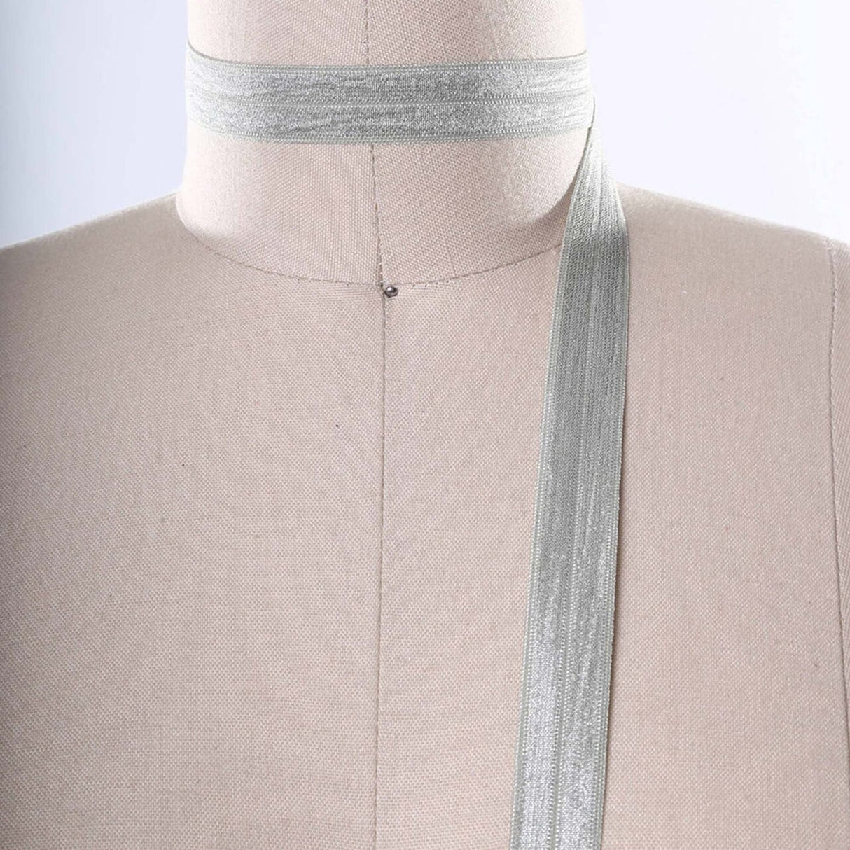 3 Yards 5/8" Moss Green Fold Over Elastic Face Mask Trim