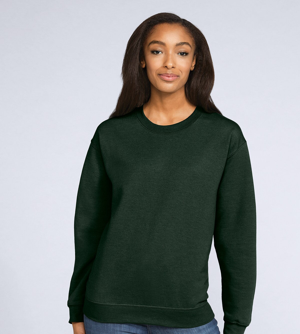 Gildan® Softstyle Crewneck Long Sleeve Sweatshirt