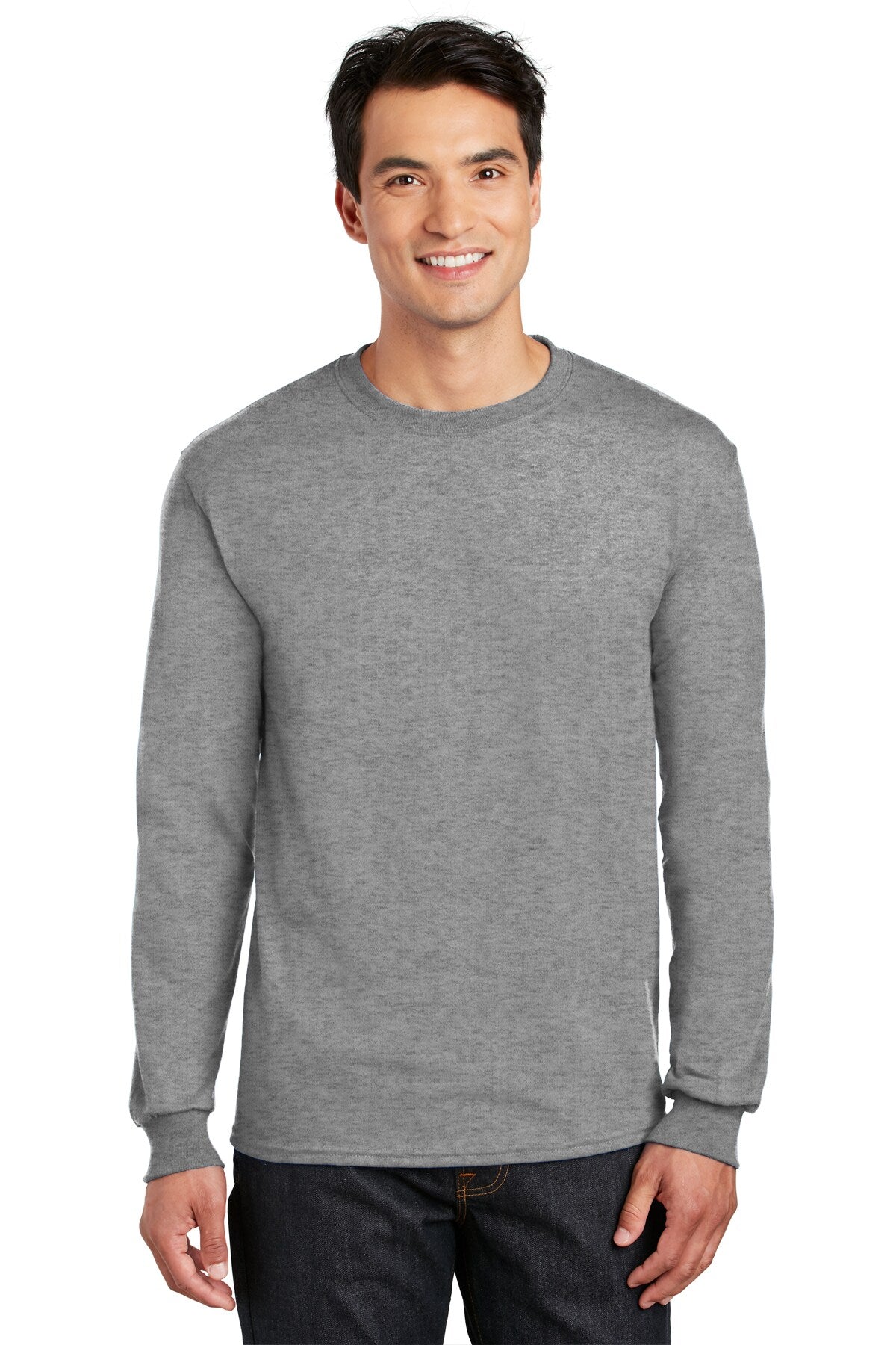Gildan® Dry Blend Crewneck Long Sleeve T-Shirt