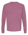 Comfort Colors® Garment-Dyed Heavyweight Crewneck Long Sleeve Pocket T-Shirt