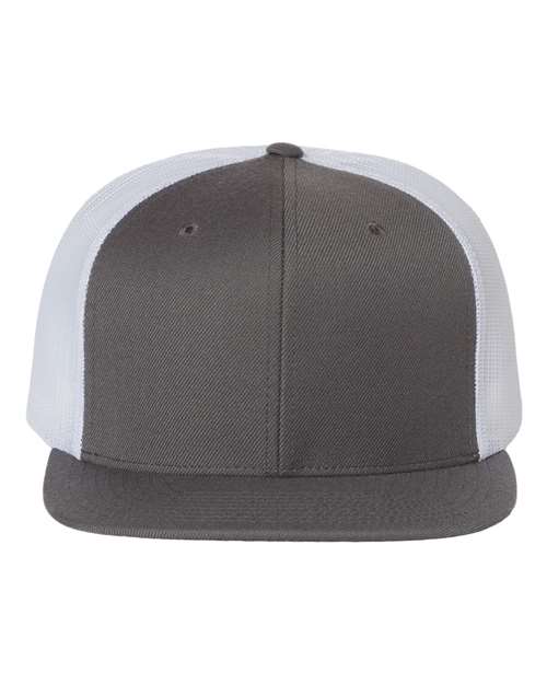 Richardson® Wool Blend Flat Bill Trucker Cap
