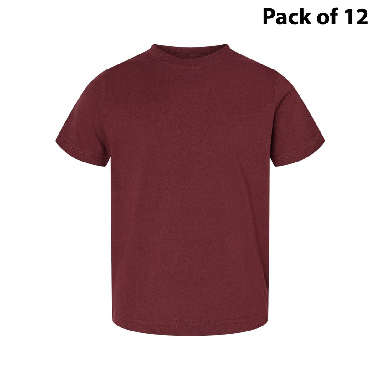 RADYAN® Toddler Fine Jersey Crewneck Short Sleeve Tee - 3321