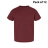 RADYAN® Toddler Fine Jersey Crewneck Short Sleeve Tee - 3321