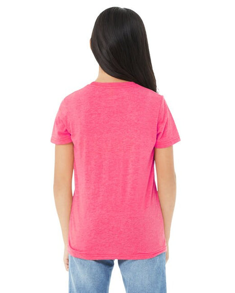 BELLA + CANVAS® Youth Triblend Short-Sleeve Crew nack T-Shirt - 3413Y