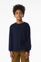 BELLA+CANVAS® Youth 6-Ounce Heavyweight Long Sleeve Tee