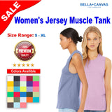 BELLA + CANVAS® Women's Jersey Muscle Crew Neck Short Sleeve Tank - 6003