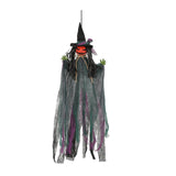 27 1/2" Hanging Pumpkinhead Scarecrow with Hat