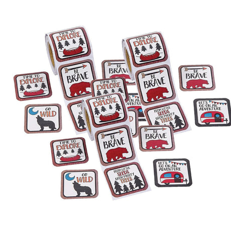 Classroom Adventure Sticker Roll 100 Pieces