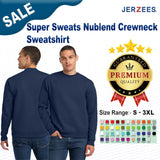 JERZEES® Super Sweats Nublend - Crewneck Sweatshirt For Adult