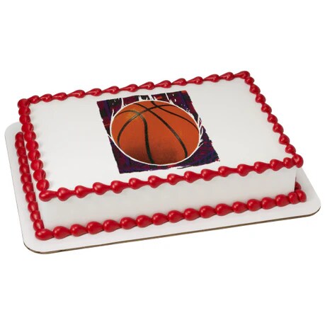 All Star Sports Variety Football, Soccer, Basketball, and Baseball Edible Image PhotoCake