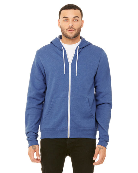 Bella + Canvas® Sponge Fleece Full-Zip Hoodie Sweatshirt