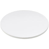 14" Round White Foil Cake Board Drum