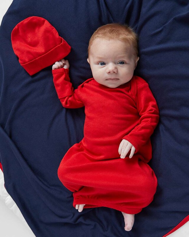 RADYAN® Infant Classic Rib Layette Gown