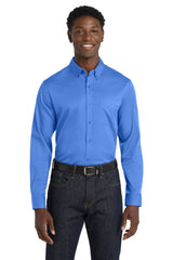 Port Authority® Long Sleeve SuperPro React Twill Shirt