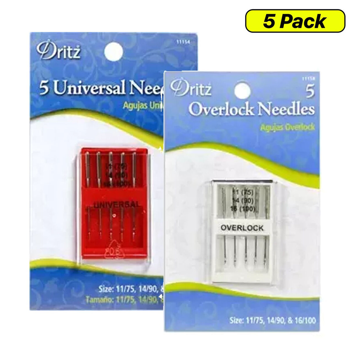 5 Pieces Overlock Sewing Machine Needles by Dritz