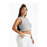 Bella + Canvas® Ladies Micro Rib Muscle Crop Tank