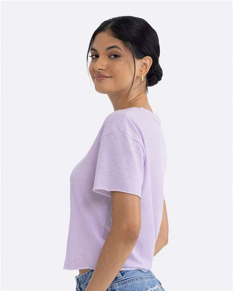 Next Level® Women's Short Sleev Crewneck Festival Crop Top