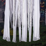 25.5 x 60 Inch Animated Hanging White Grim Reaper Halloween Decoration