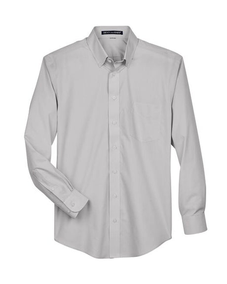 Devon & Jones® Men's Crown Collection Solid Broadcloth Woven Shirt