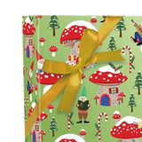 Christmas Gnomes Wrapping Paper 30'' x 417'
