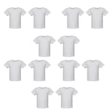 RADYAN® Toddler Fine Jersey Crew Neck Short Sleeve Tee - 3321