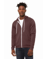 Bella + Canvas® Sponge Fleece Full-Zip Hoodie Sweatshirt