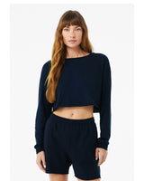 Bella + Canvas® Ladies Cropped Long Sleeve T Shirt