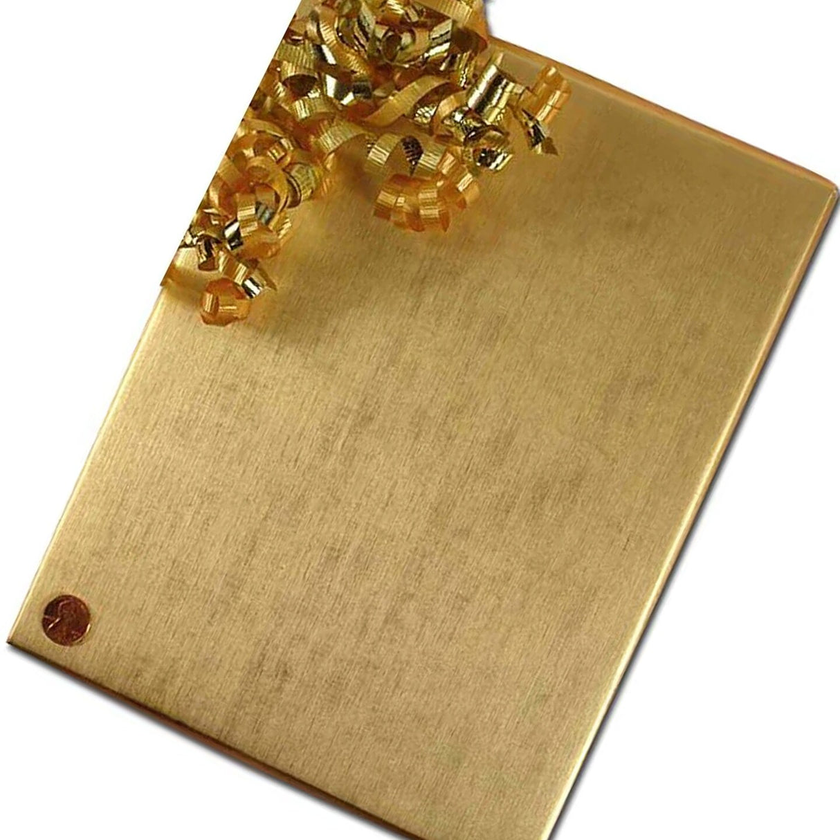 Embossed Metallic Wrapping Paper Brushed Gold 24 ''*833 '