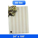 Elegant Striped Wrapping Paper 24'' x 100' 50 lbs