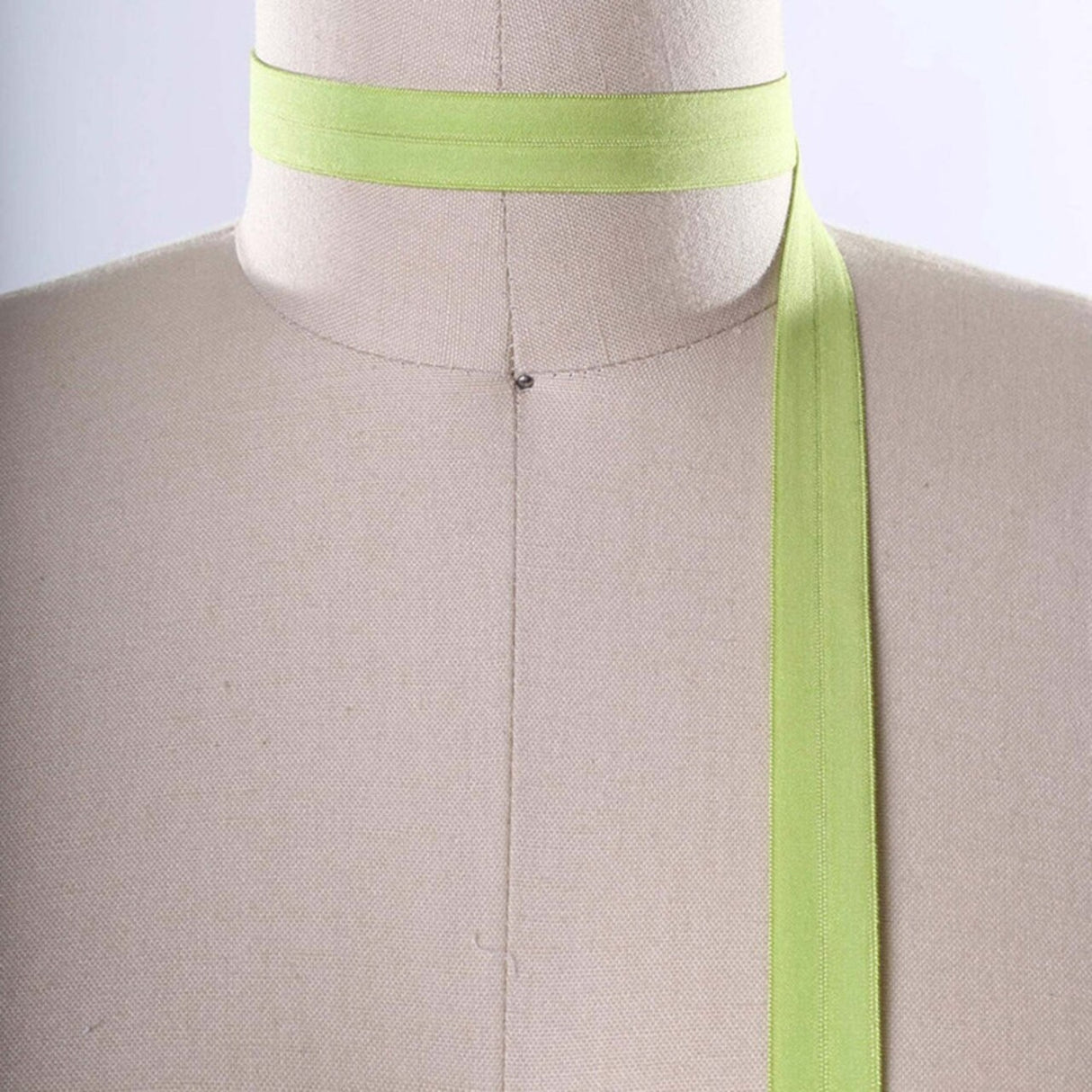 3 Yards Lime Fold Over Elastic 5/8" Soft Trim for Hair Accessories & DIY Crafts