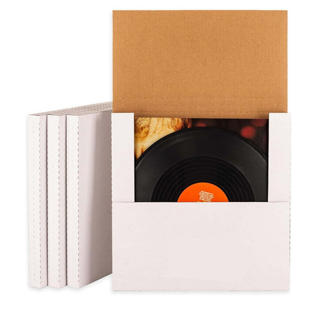 Durable Shipping Boxes 7 1/2'' x 5" x 1/2 - 2" Adjustable Depth for Secure Packing