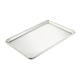 22" x 16" Two Thirds Size Sheet Pan 20 Gauge Stainless Steel Open Bead Edge